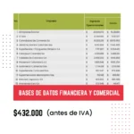 Bases de datos financiera y comercial