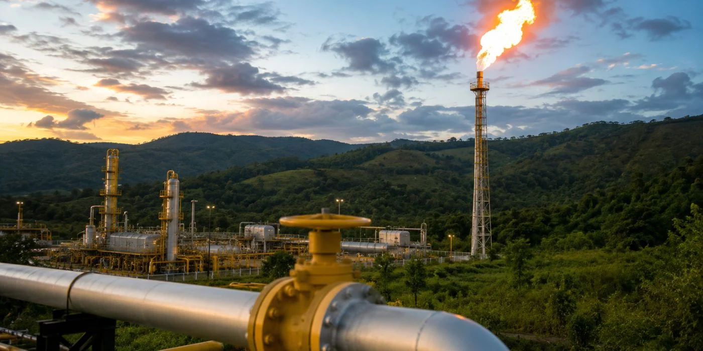 Producción de gas natural en Colombia cayó 32,1 % en cuatro años