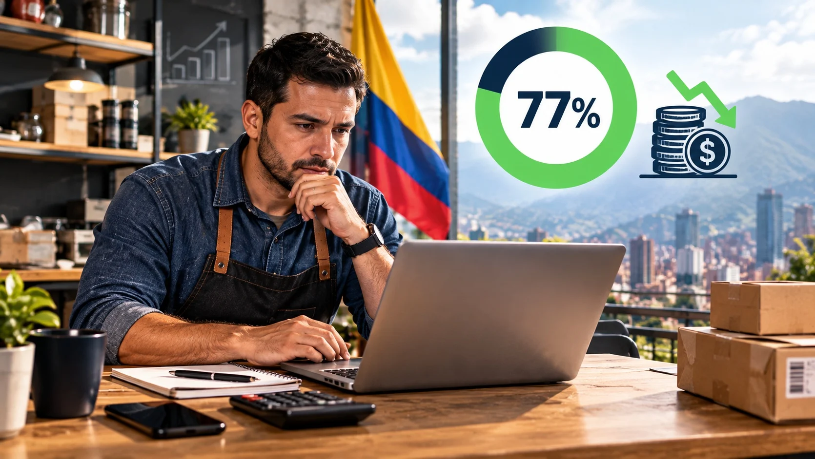 El 77 % de las empresas en Colombia factura menos de $COP 100 millones al año (Video y Podcast)
