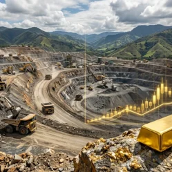 Crisis en el sector minero y auge del oro: la inversión extranjera cae un 86,0% mientras la onza supera los US$5.000