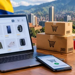 Ventas del comercio electrónico en Colombia