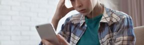 adolescente en línea
