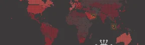 Mapamundi que colorea cada país según el porcentaje de su población de 15 a 64 años que usa IA generativa; Emiratos Árabes Unidos y Singapur aparecen destacados como líderes.