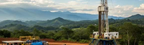 Actividad de taladros petroleros en Colombia