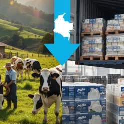 Colombia importó lácteos