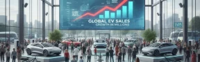Ventas globales de vehículos eléctricos