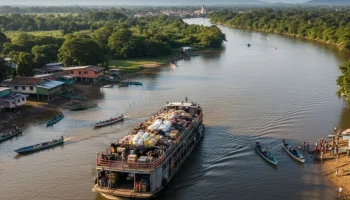 transporte fluvial en Colombia