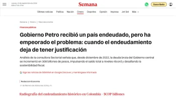 Deuda del Gobierno central