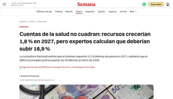 Presupuesto de la salud
