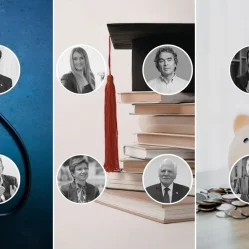 salud, educación y servicios financieros