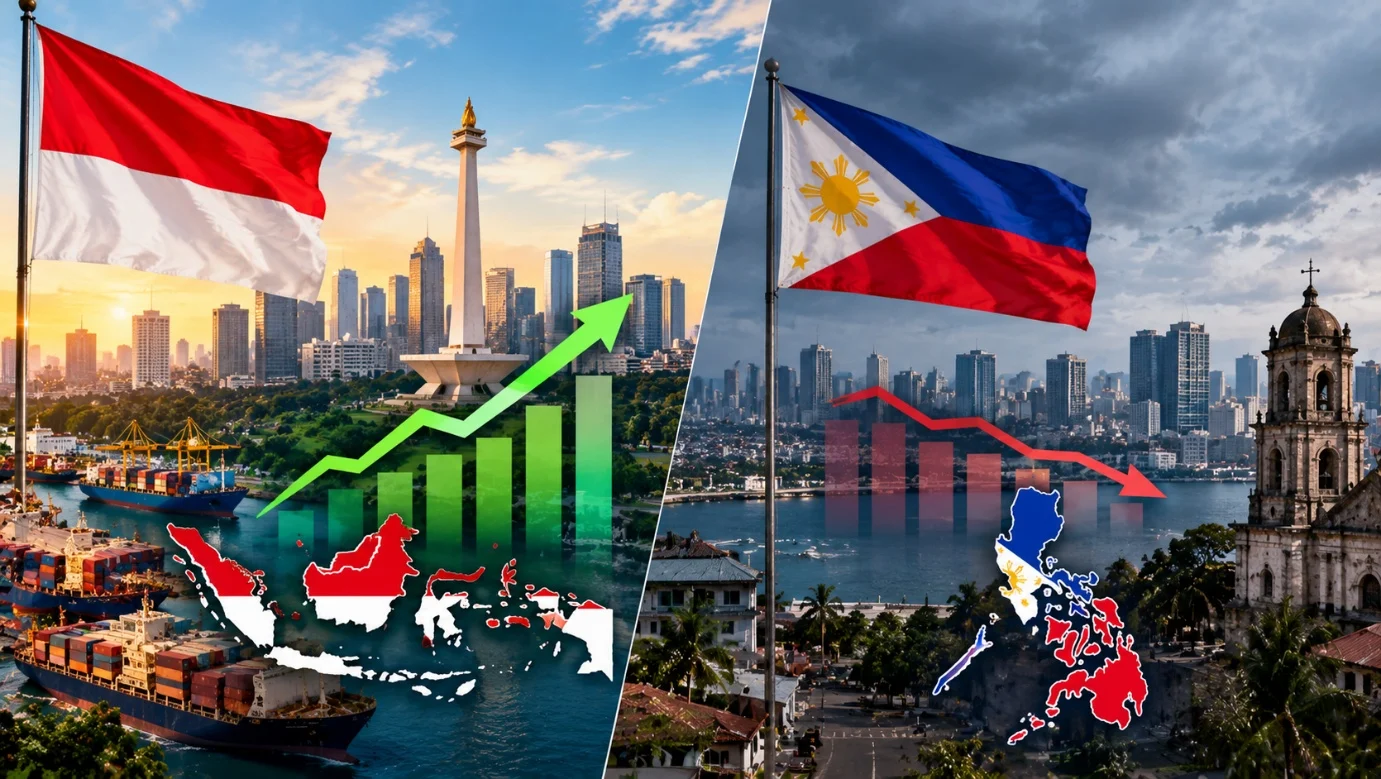 Indonesia crece 5,6% y Filipinas no