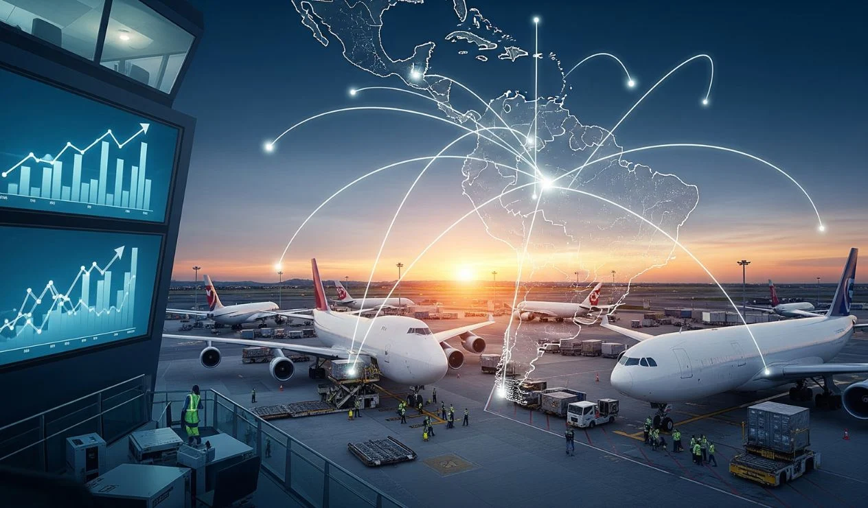 Demanda de carga aérea en Latinoamérica creció 3,1 % en mayo de 2025