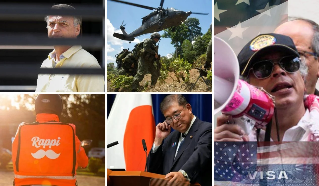 Protagonistas de septiembre de 2025: EE. UU. retira la visa al presidente Petro, Colombia descertificada en la lucha contra las drogas y Bolsonaro es condenado en Brasil