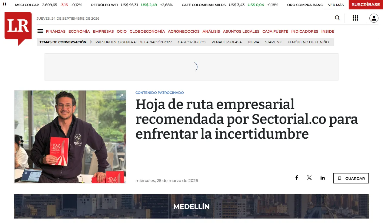 Hoja de ruta empresarial: el libro de Sectorial para enfrentar la incertidumbre